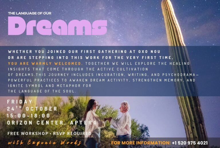 Dreamwork Retreat Crete at Orizon Center, Chania, Crete.